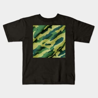 Camouflage Army Pattern, a perfect gift for all soldiers, asg and paintball fans! #45 Kids T-Shirt